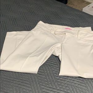 Lilly Pulitzer size 10 white dress capris